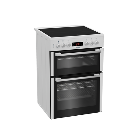 Blomberg HKN65W 60cm Electric Double Oven with Ceramic Hob White