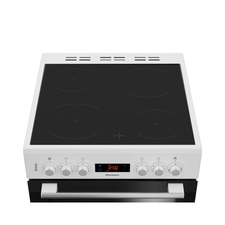 Blomberg HKN65W 60cm Electric Double Oven with Ceramic Hob White