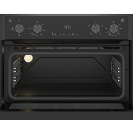Blomberg RODN9202DX Built In Electric Double Oven Dark Steel