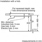 Bosch CSG7361B1 47L Series 8 Built-In Steam Combi Oven Black - A Rated