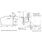 Bosch CSG7361B1 47L Series 8 Built-In Steam Combi Oven Black - A Rated