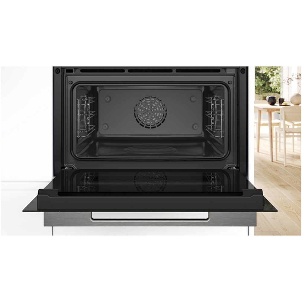 Bosch CSG7361B1 47L Series 8 Built-In Steam Combi Oven Black - A Rated