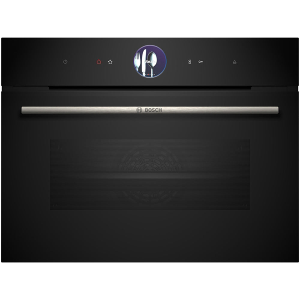 Bosch CSG7361B1 47L Series 8 Built-In Steam Combi Oven Black - A Rated
