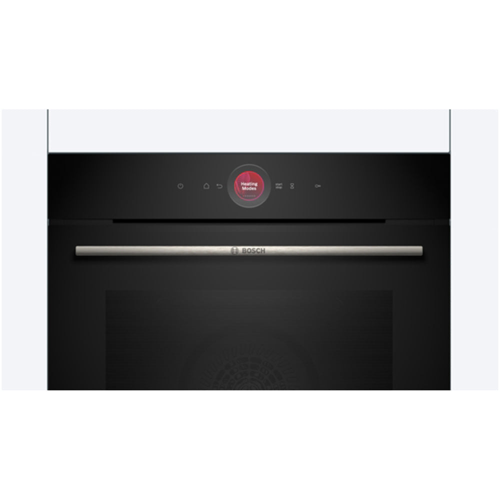 Bosch HBG7341B1B 60cm Series 8 Catalyic Electric Built in Single Oven with Air Fry Function in Black