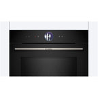 Bosch HMG7764B1B Series 8 Pyrolytic Electric Built in Single Oven with Microwave and Air Fry Function in Black