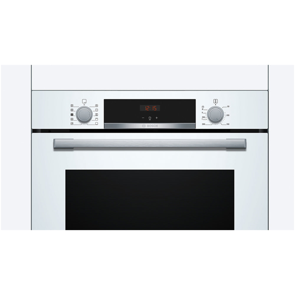 Bosch HQA534BW3B Series 4 71L Built-In Electric Single Oven White - A+ Rated