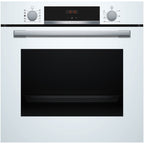 Bosch HQA534BW3B Series 4 71L Built-In Electric Single Oven White - A+ Rated