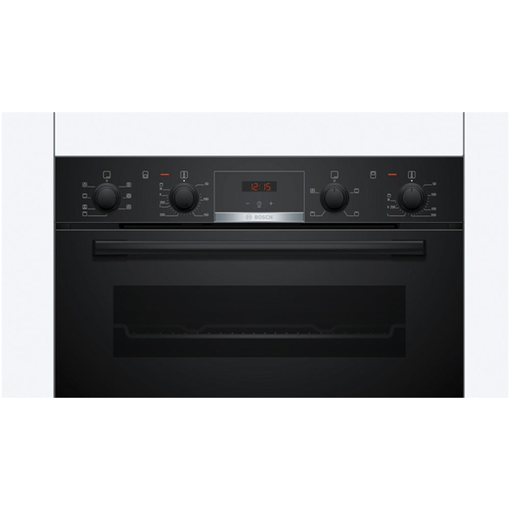 Bosch MBA533BB3B Series 4 Built-In Electric Double Oven Black - A+B Rated
