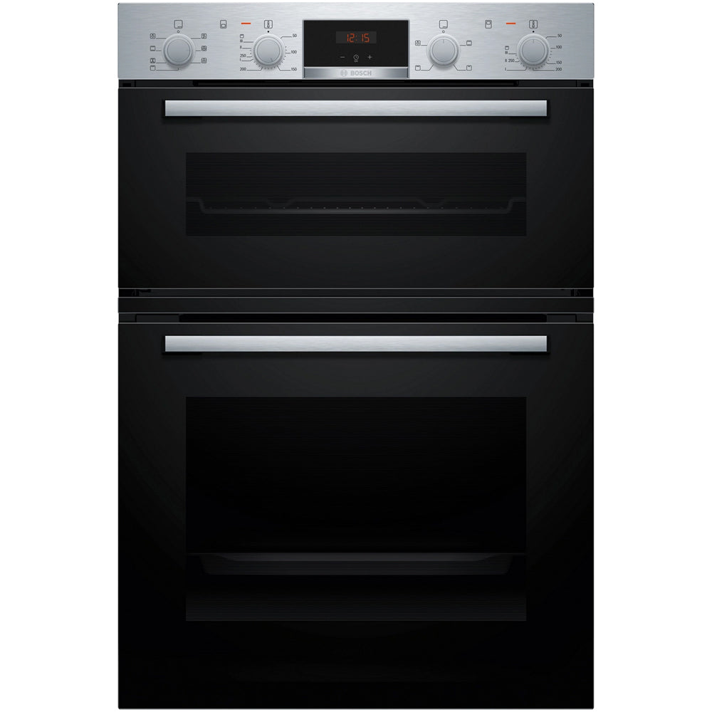 Bosch MBA533BS3B Series 4 60cm Built In Double Electric Oven Stainless Steel