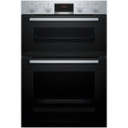 Bosch MBA533BS3B Series 4 60cm Built In Double Electric Oven Stainless Steel