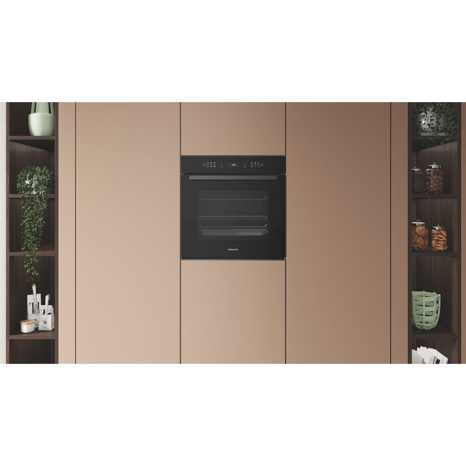 Hotpoint HOI68PT1SBUK Class 6 Electric Single Oven with Air Fry and DualClean Black