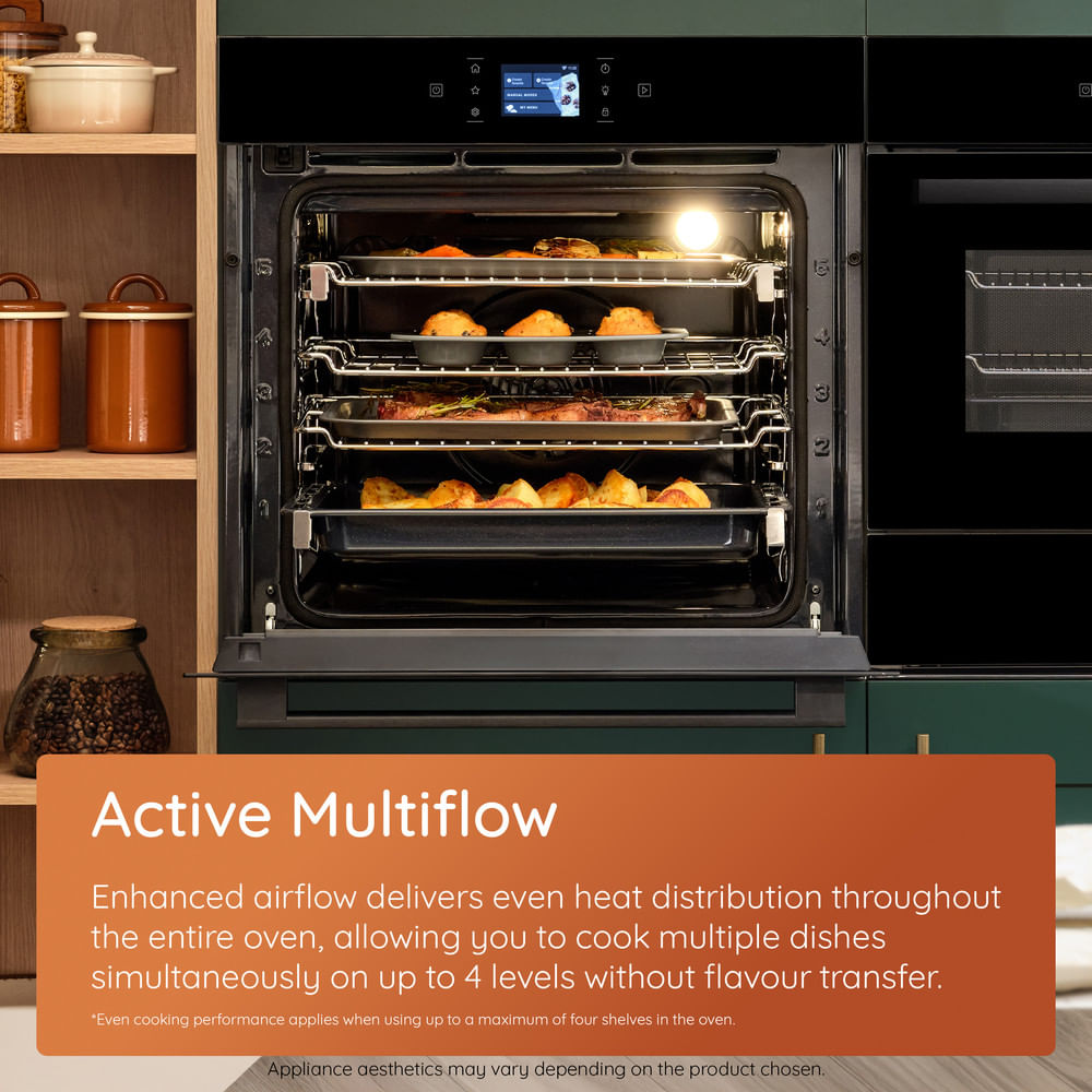 Hotpoint HOI6A8PT1SBUK Class 6 Built-In Electric Single Oven With Pyrolytic Cleaning Black