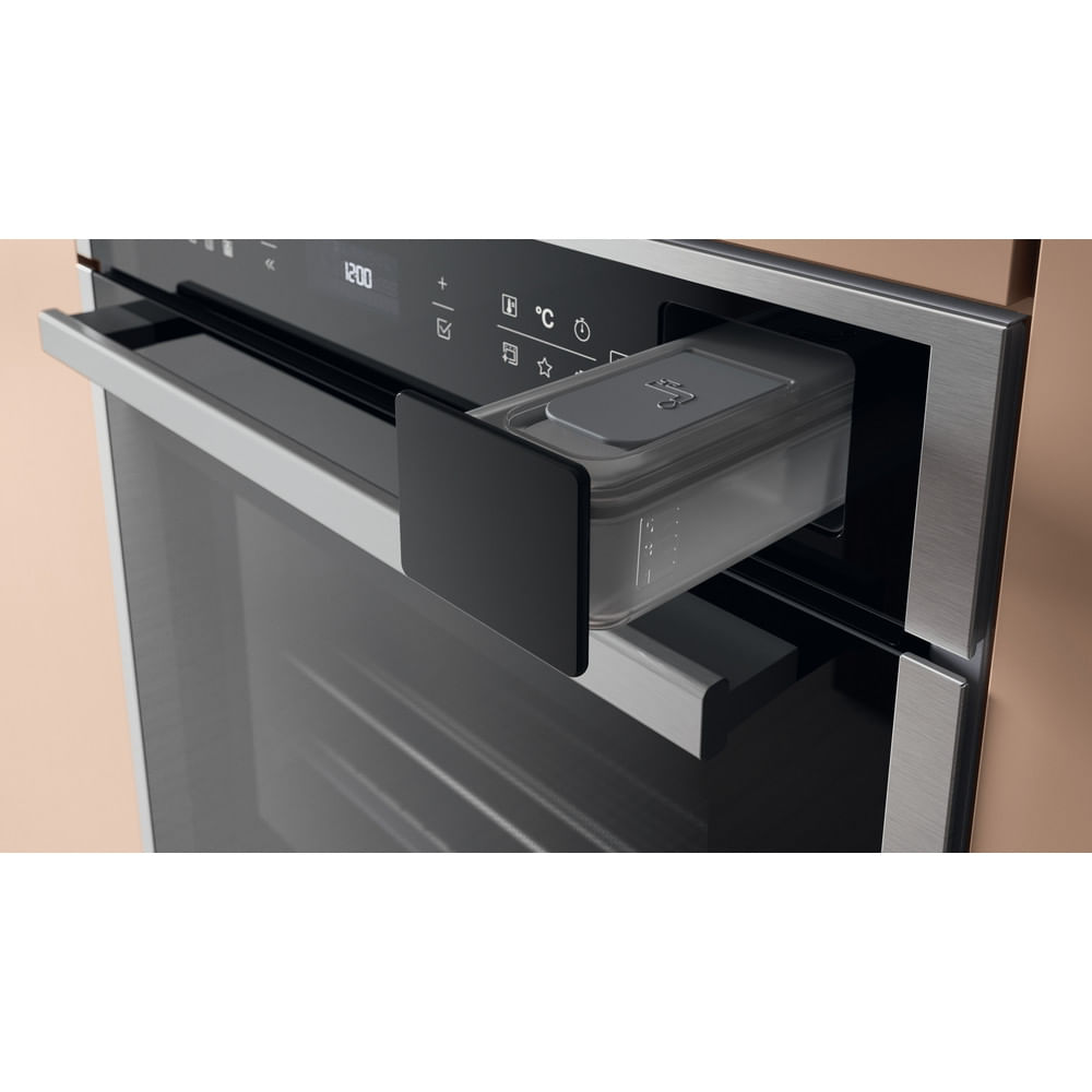 Hotpoint HOI6A8PT1SXUK Class 6 Built-In Electric Single Oven With Pyrolytic Cleaning Stainless Steel
