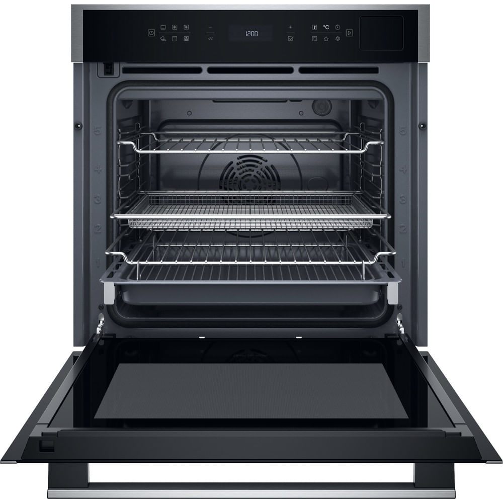 Hotpoint HOI6A8PT1SXUK Class 6 Built-In Electric Single Oven With Pyrolytic Cleaning Stainless Steel
