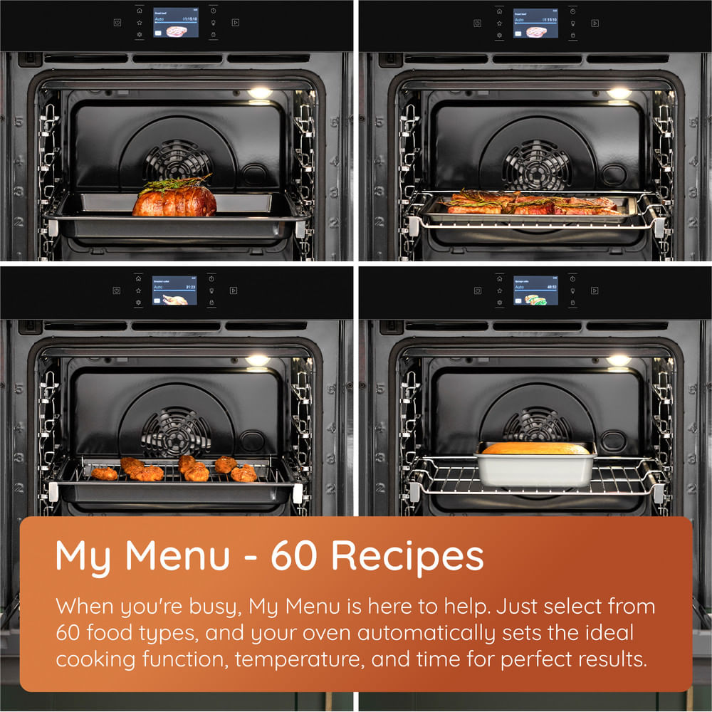 Hotpoint HOI6A8PT1SXUK Class 6 Built-In Electric Single Oven With Pyrolytic Cleaning Stainless Steel