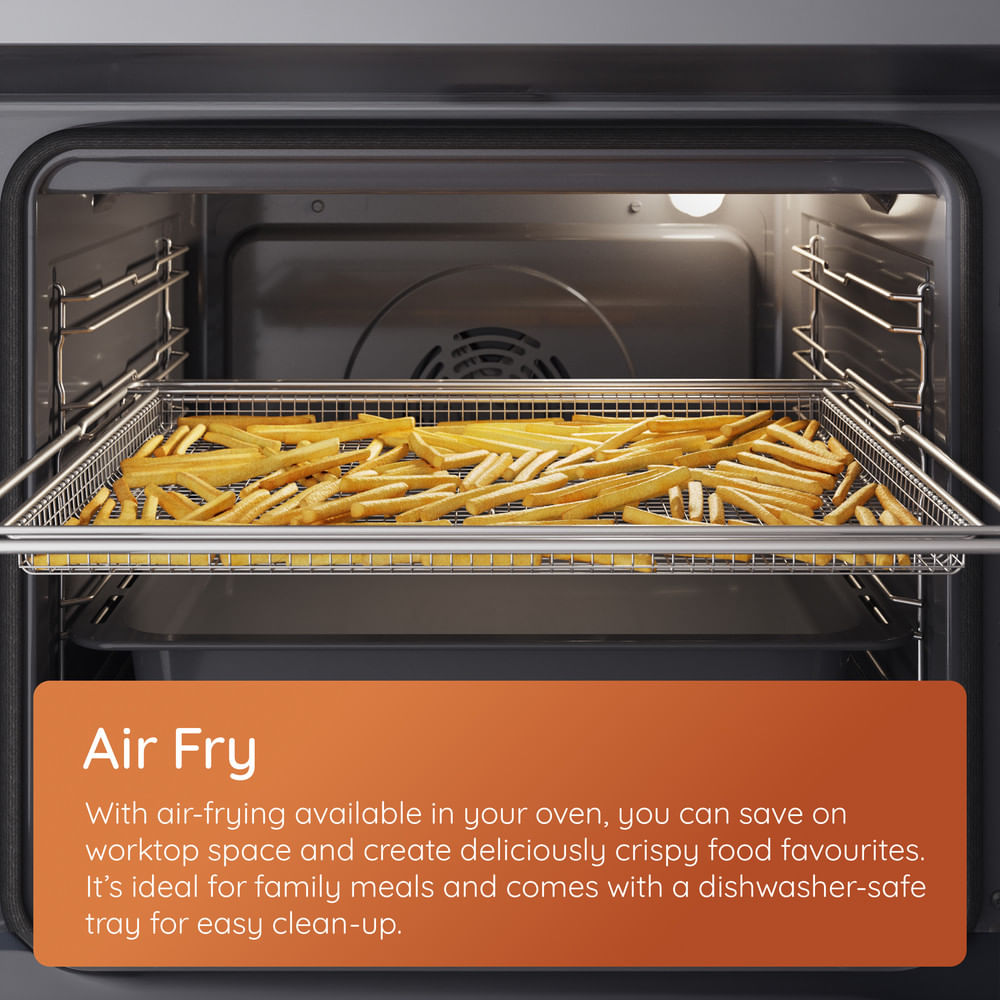 Hotpoint HOI98PT2SBUK Class 8 ActiveMultiflow Electric Single Fan Oven with Air Fry Black