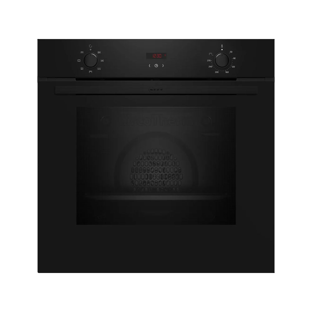 NEFF B1DCC0AK3B N30 71L Built-In Electric Single Oven Black - A+ Rated