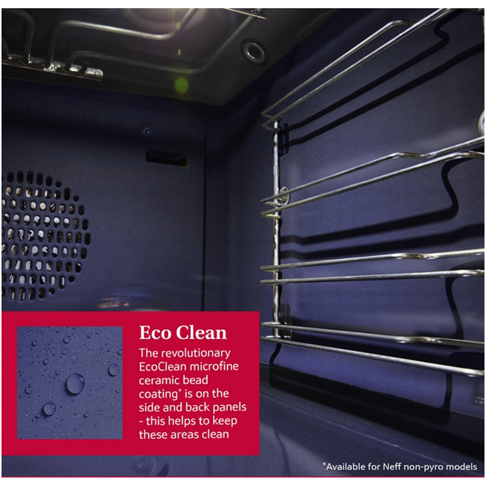 NEFF B1DCC0AK3B N30 71L Built-In Electric Single Oven Black - A+ Rated