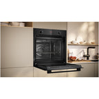 NEFF B1DCC0AK3B N30 71L Built-In Electric Single Oven Black - A+ Rated