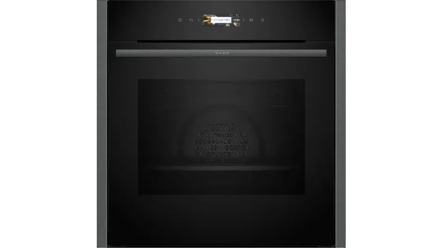 Neff B24CR71G0B N70 Built-in Electric Single Oven Graphite Grey