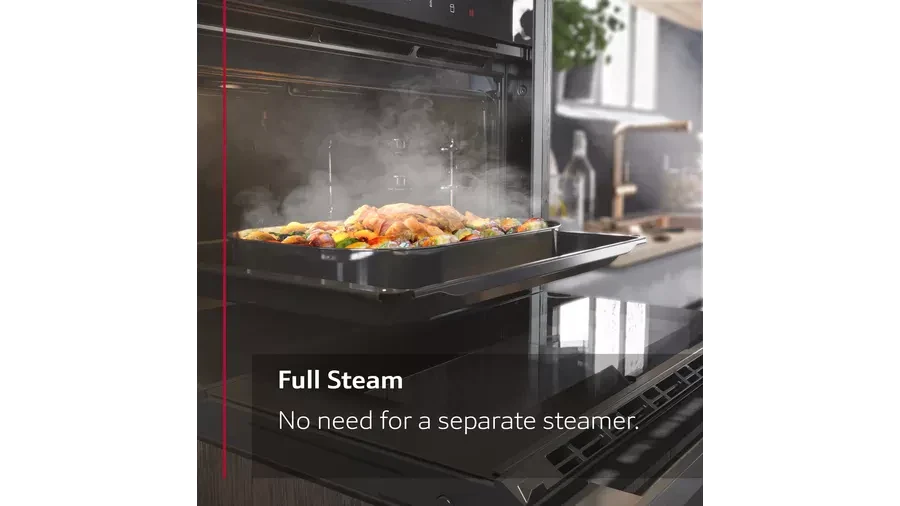 Neff B64FS31G0B N90 Slide and Hide Built-In Electric Single Oven Graphite