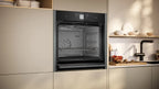 Neff B64FT53G0B N90 Slide and Hide Built-In Electric Single Oven Graphite