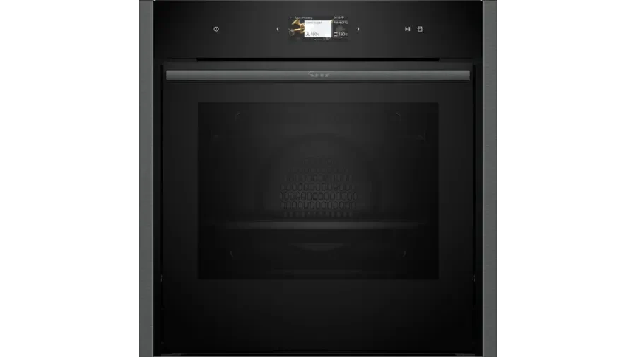 Neff B64VS71G0B N90 Slide and Hide Built-In Electric Single Oven Graphite