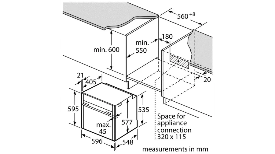 Neff B64VT73G0B N90 Slide and Hide Built-In Electric Single Oven Graphite