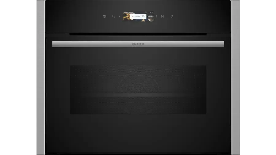 Neff C24MR21N0B N70 Built-In Compact Oven with Microwave Stainless Steel