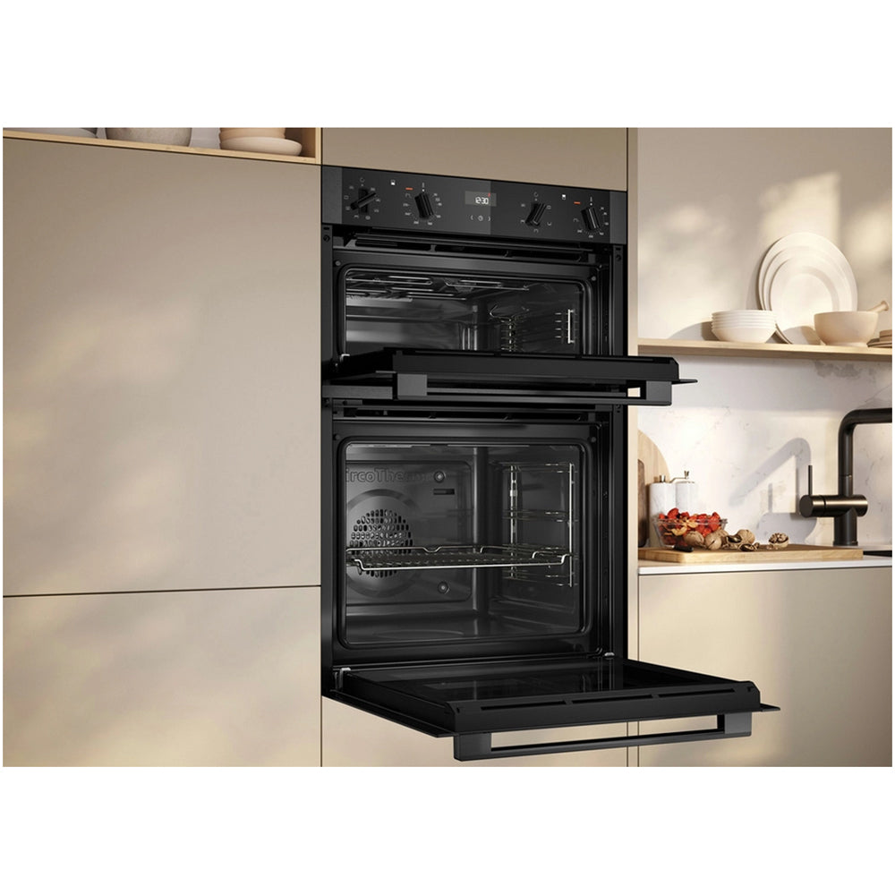 Neff U1ACE2AG3B N50 60cm Built In Electric Double Oven Graphite Grey