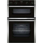 Neff U1ACE2AN3B N50 60cm Built In Electric Double Oven Stainless Steel