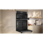 Neff U1ACE2AN3B N50 60cm Built In Electric Double Oven Stainless Steel