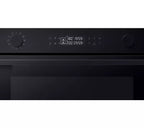 Samsung NV7B44205AK Series 4 Dual Cook 59.5cm Electric Smart Built in Single Oven in Black