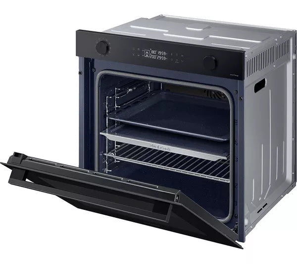 Samsung NV7B44205AK Series 4 Dual Cook 59.5cm Electric Smart Built in Single Oven in Black