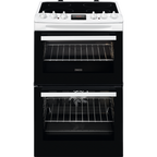 Zanussi ZCV46250WA 55cm Electric Cooker with Ceramic Hob White