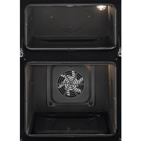 Zanussi ZKCXL3X1 56cm Built In Electric Double Oven Stainless Steel