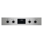 Zanussi ZKCXL3X1 56cm Built In Electric Double Oven Stainless Steel